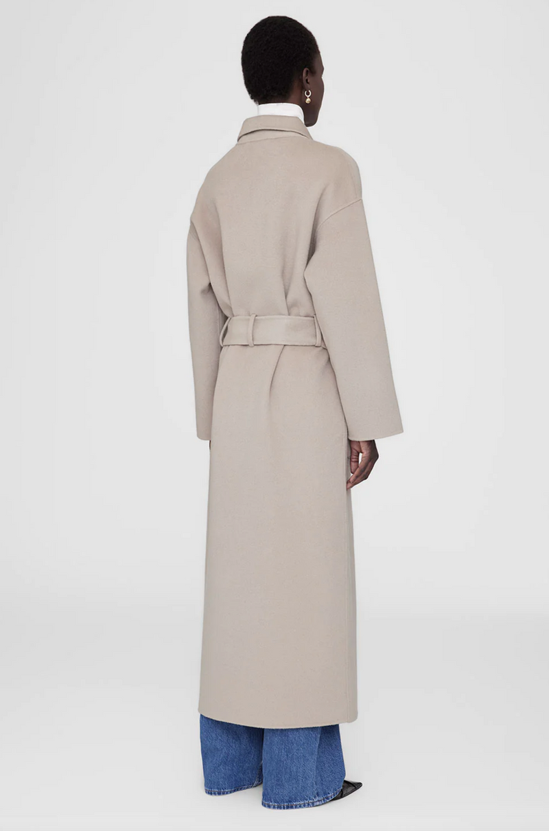 Dylan Maxi Coat - Taupe - house of lolo
