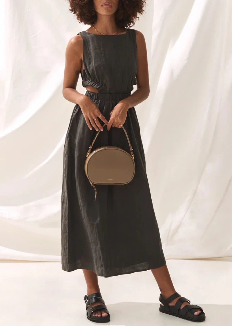 charcoal brown dress MAXI DRESS CHARCOAL USA