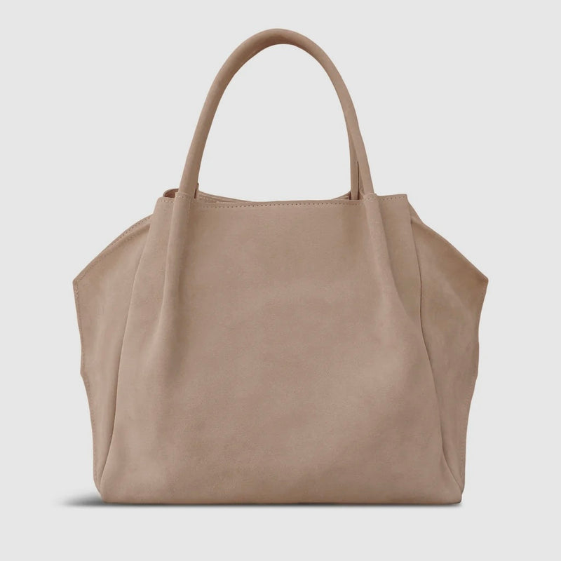 Zoe Tote - Macadamia Suede