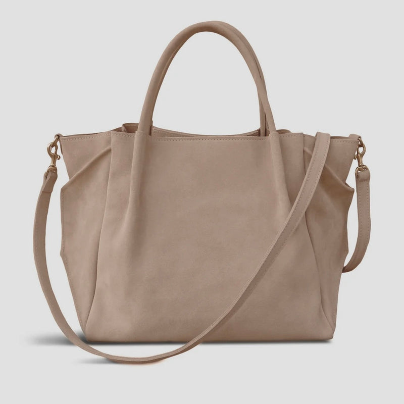 Zoe Tote - Macadamia Suede