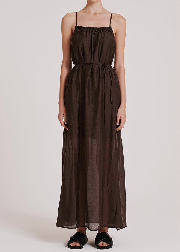 Ziki Maxi Dress - Bark - house of lolo