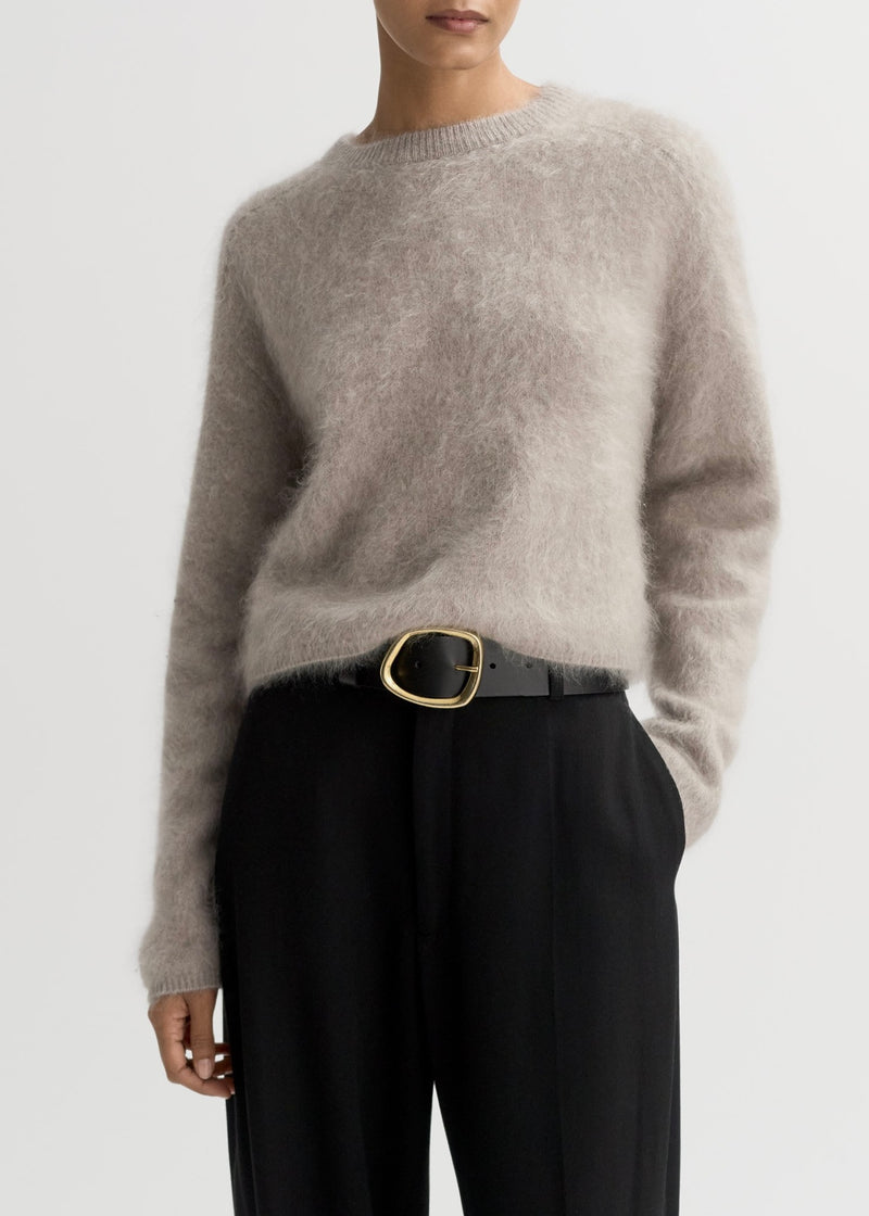 Brushed Crewneck - Greige - house of lolo