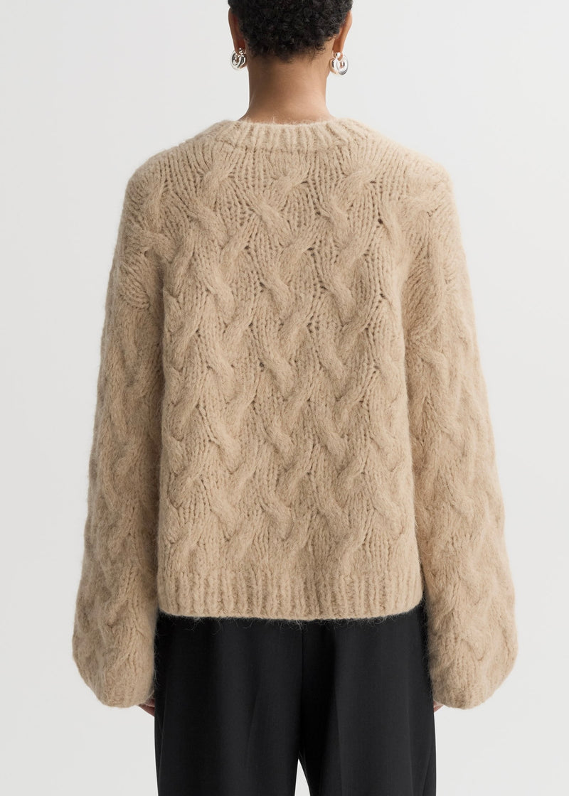 Chunky Cable Knit - Light Camel - house of lolo
