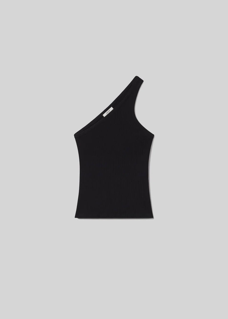 Verica One Shoulder Tank - Black