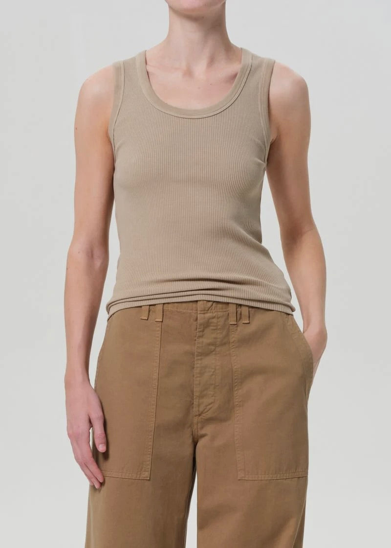 Poppy Tank - Gum (Khaki)