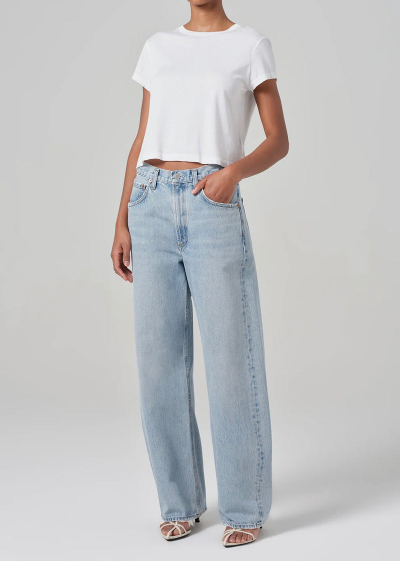 Adine Shrunken Tee - White