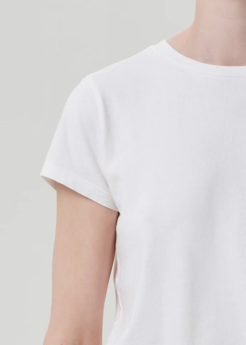 Adine Shrunken Tee - White Ash