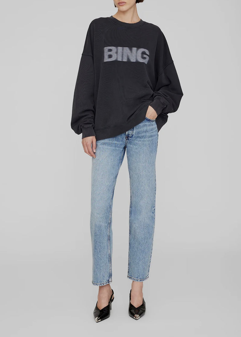 Miles Sweatshirt - Blur Vintage Black