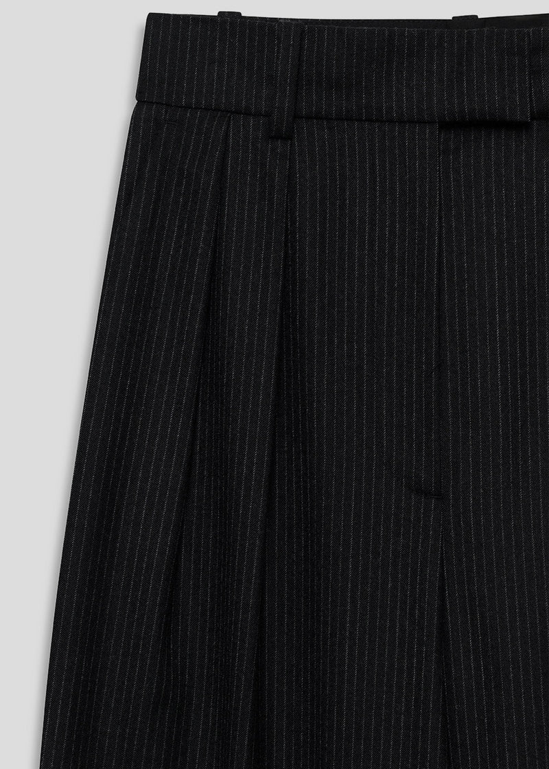 Lou Trouser - Black Pinstripe
