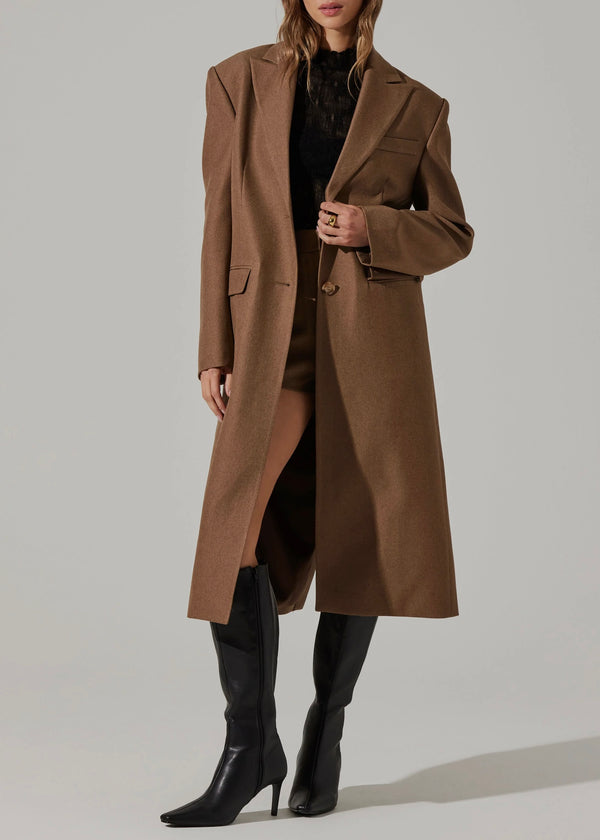 Brylee Coat - Walnut