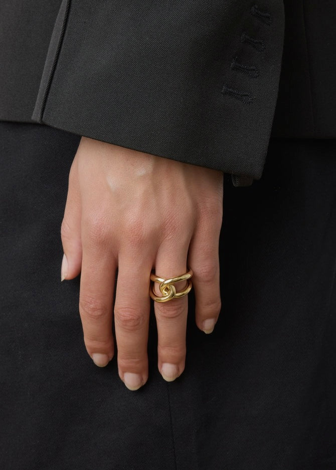 The Agnes Ring - Gold - house of lolo