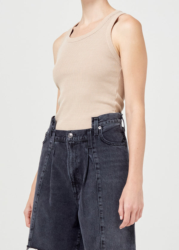 Poppy Tank, Donut (Almond Brown) - house of lolo