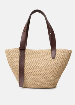 The Bianca Raffia Bag Small - Natural - house of lolo