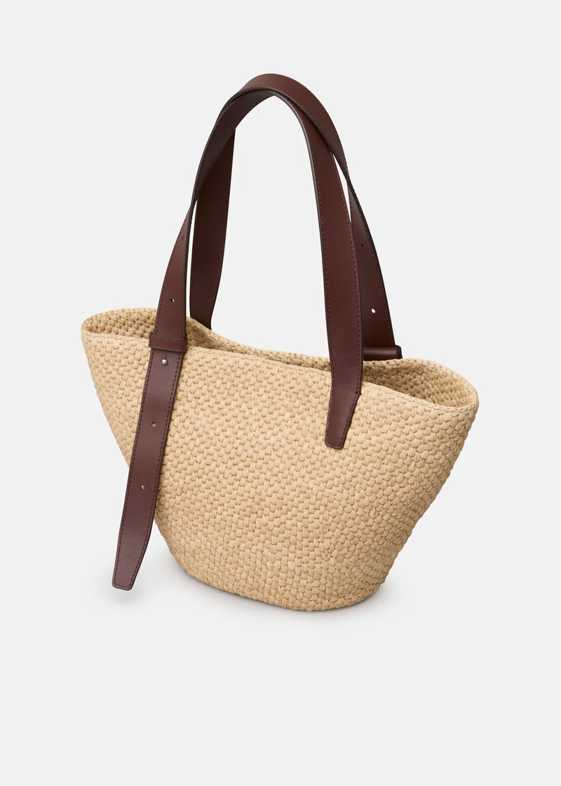 The Bianca Raffia Bag Small - Natural - house of lolo