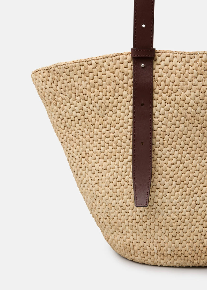 The Bianca Raffia Bag Large - Natural