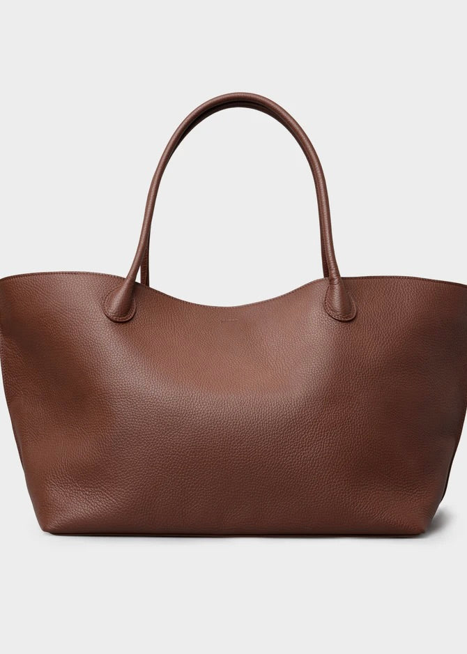 The Eva Weekend Tote - Chestnut Brown