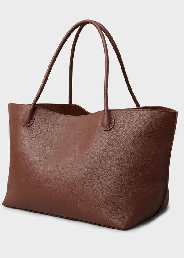 The Eva Weekend Tote - Chestnut Brown