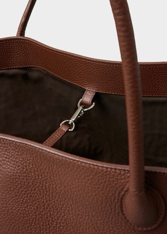 The Eva Weekend Tote - Chestnut Brown