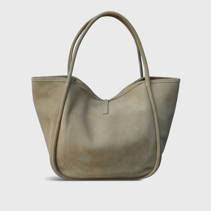 Ellis Tote - Macadamia Suede