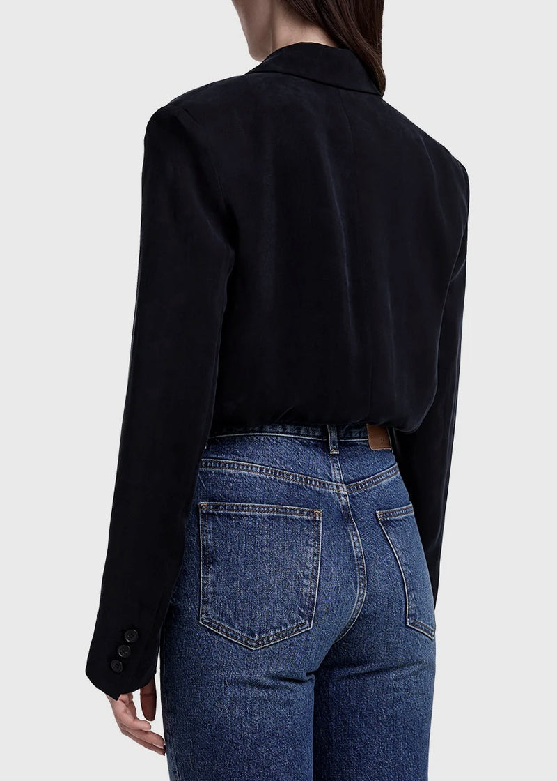 Blazer Bodysuit - Coal