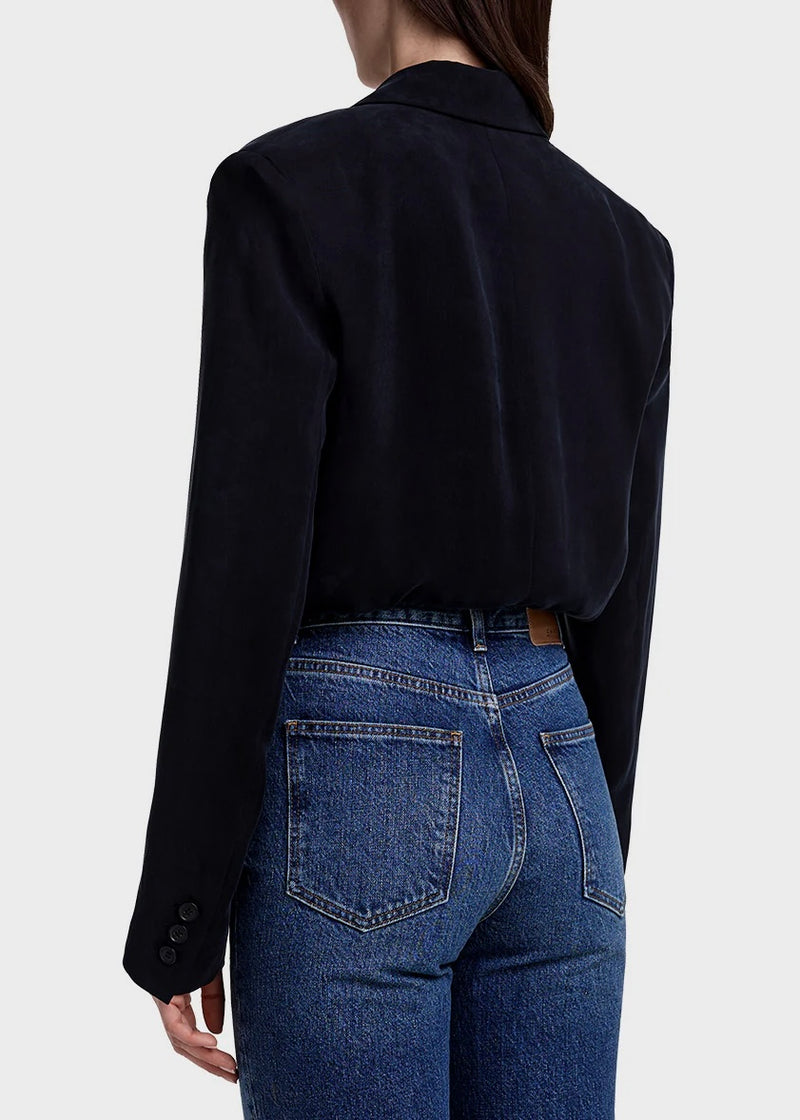 Blazer Bodysuit - Coal