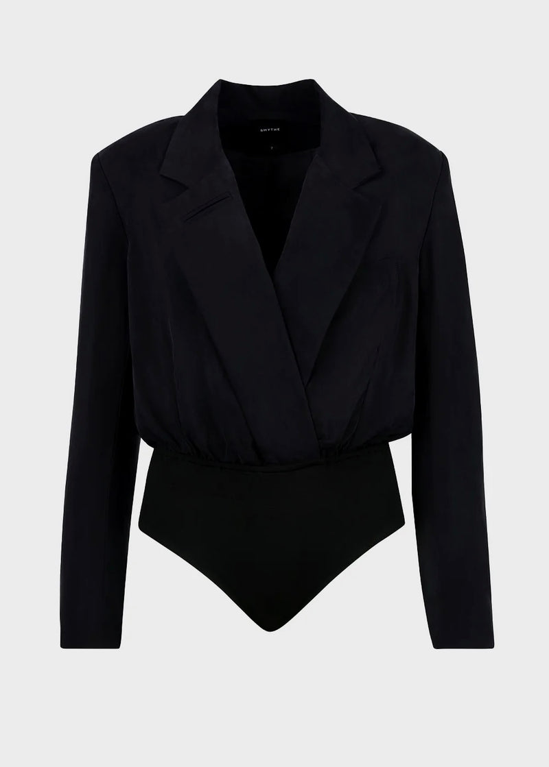 Blazer Bodysuit - Coal