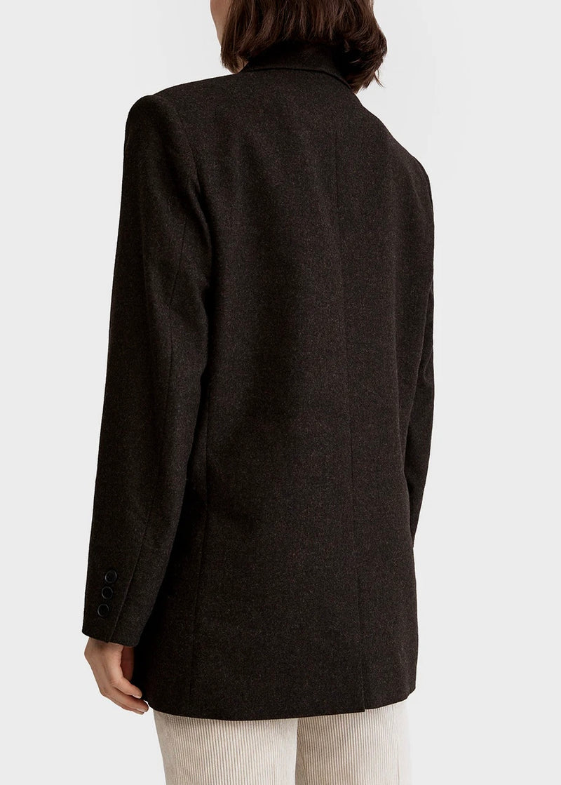 DB Peaked Lapel Blazer - Tobacco