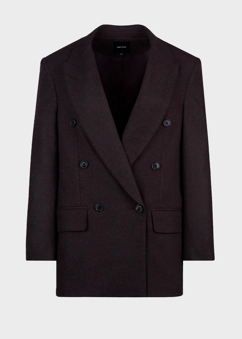 DB Peaked Lapel Blazer - Tobacco