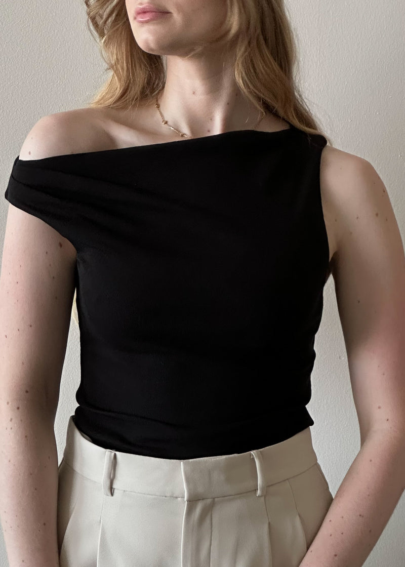 Siera Asym Top - Black