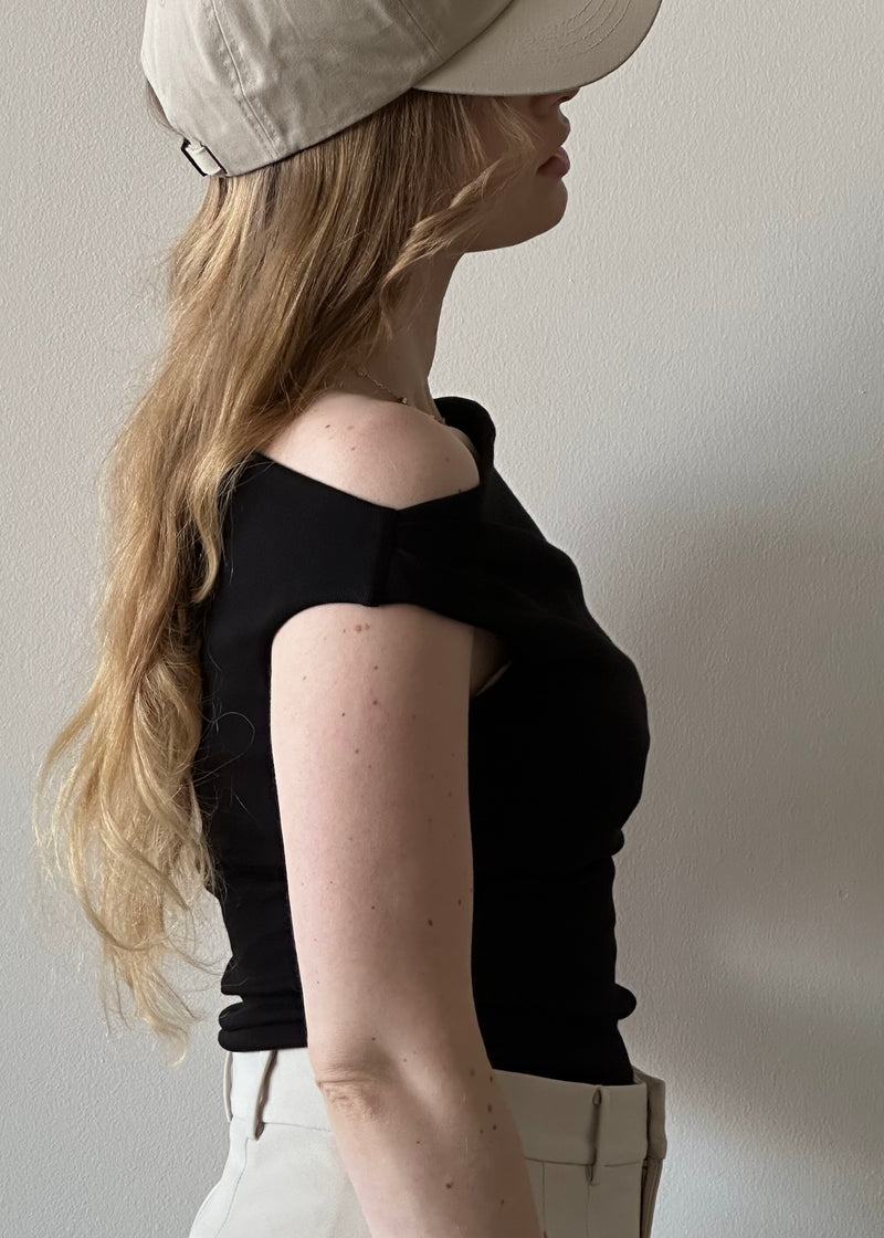 Siera Asym Top - Black