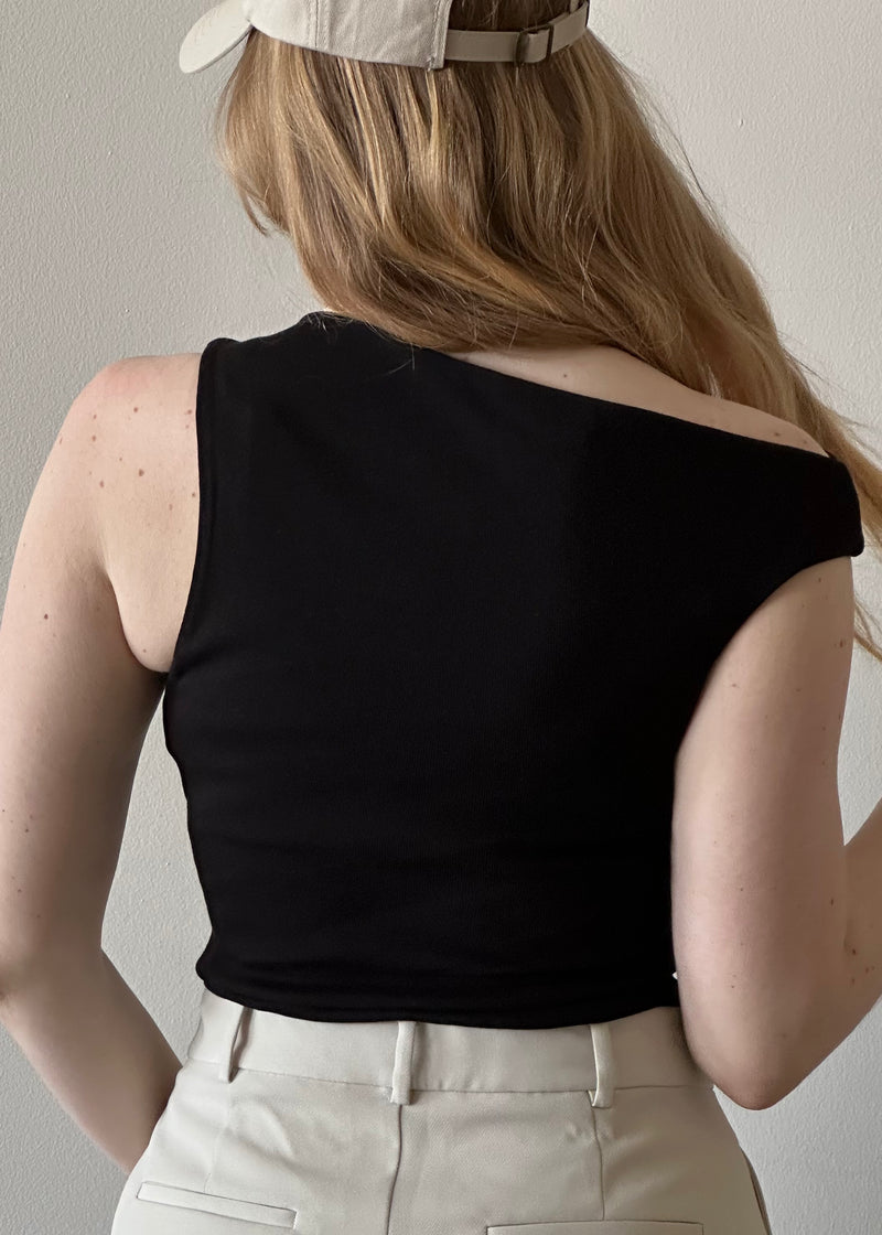 Siera Asym Top - Black