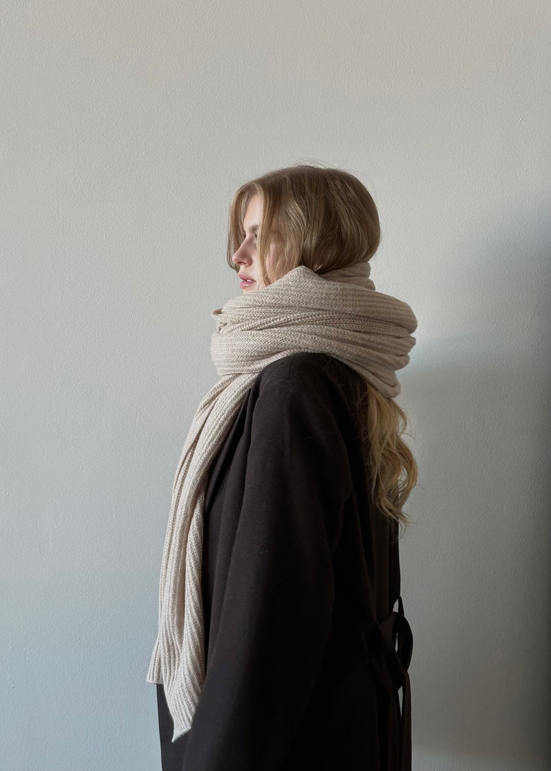 Lynn Cashmere Travel Wrap - Jute