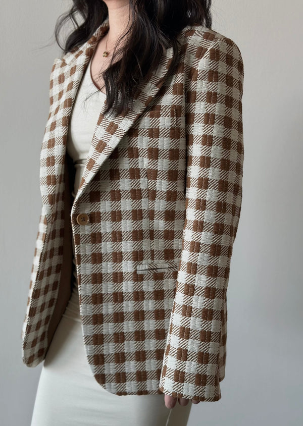 90's Blazer - Umber Check - house of lolo