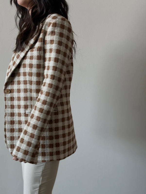 90's Blazer - Umber Check - house of lolo