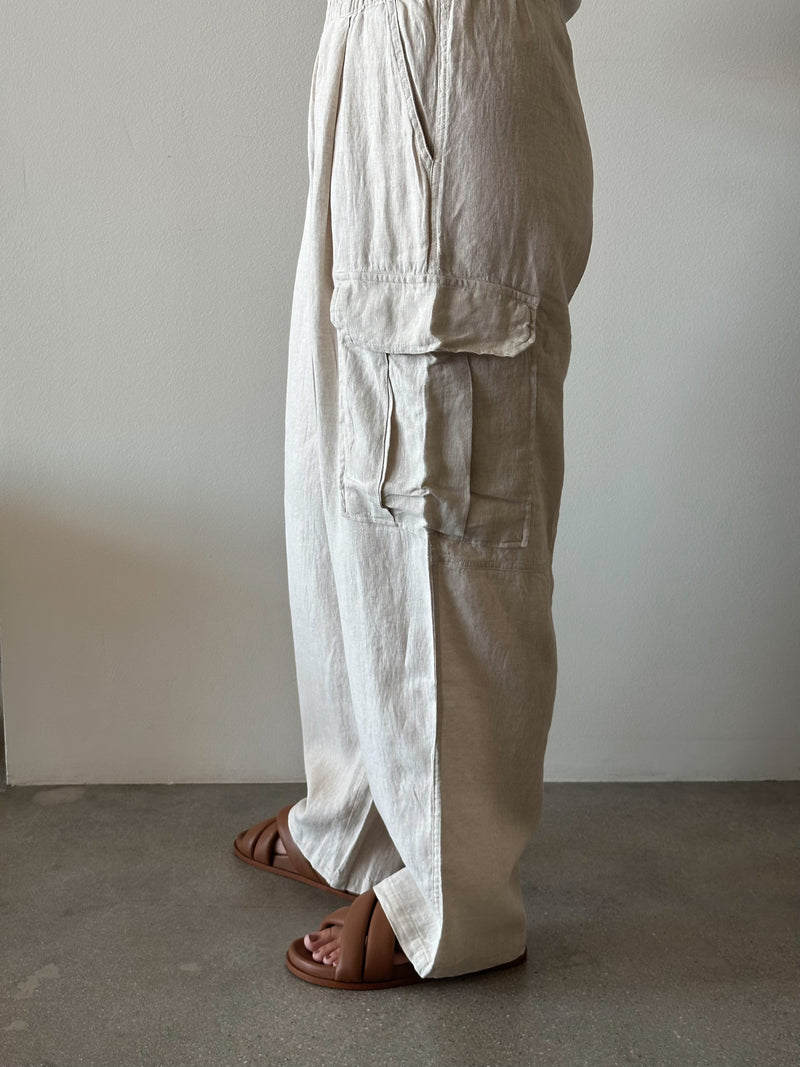 Luca Linen Pants - Natural - house of lolo