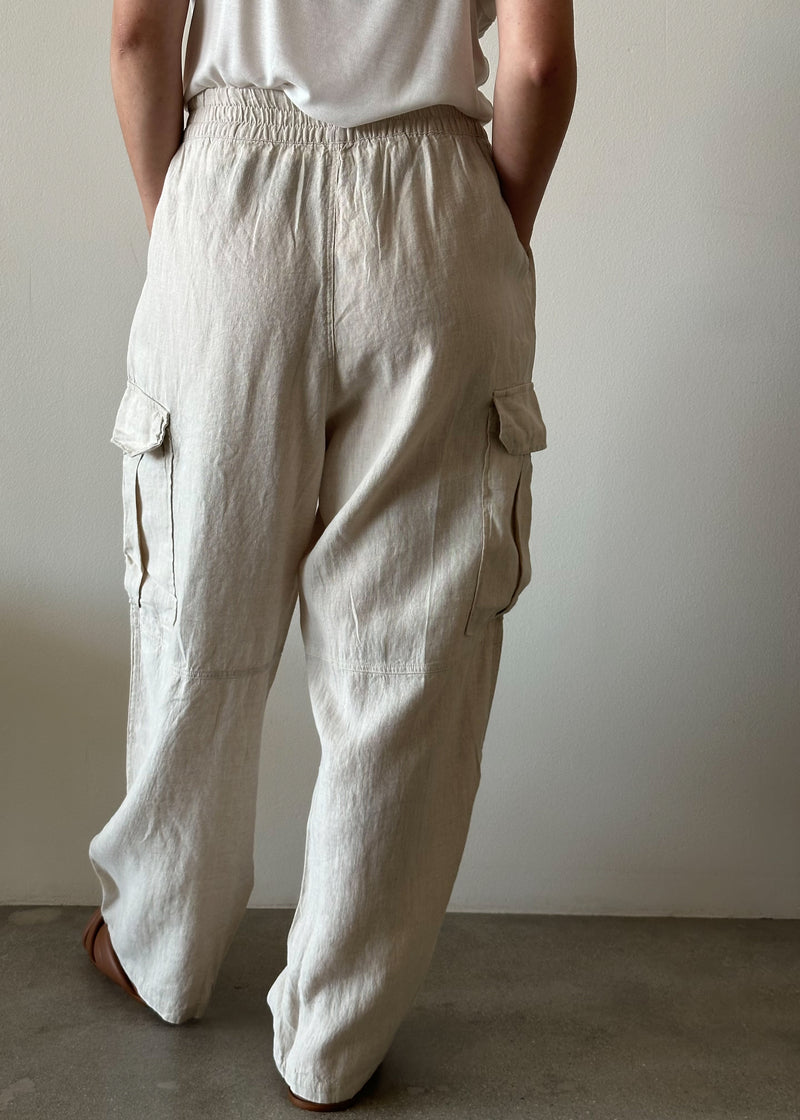 Luca Linen Pants - Natural - house of lolo