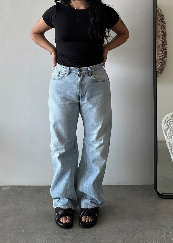Vintage Wide Leg Jean - Light/Med - house of lolo