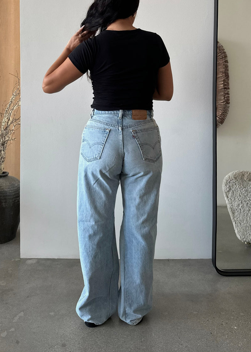 Vintage Wide Leg Jean - Light/Med - house of lolo