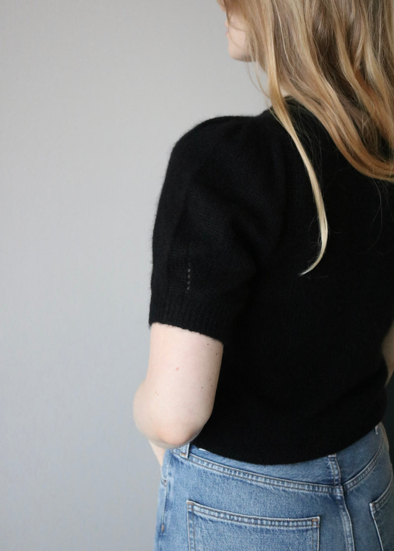 Aria S/S Pullover - Black
