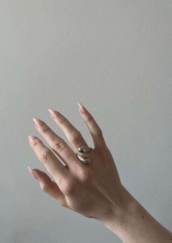 Twisted Dash Ring - Silver - house of lolo
