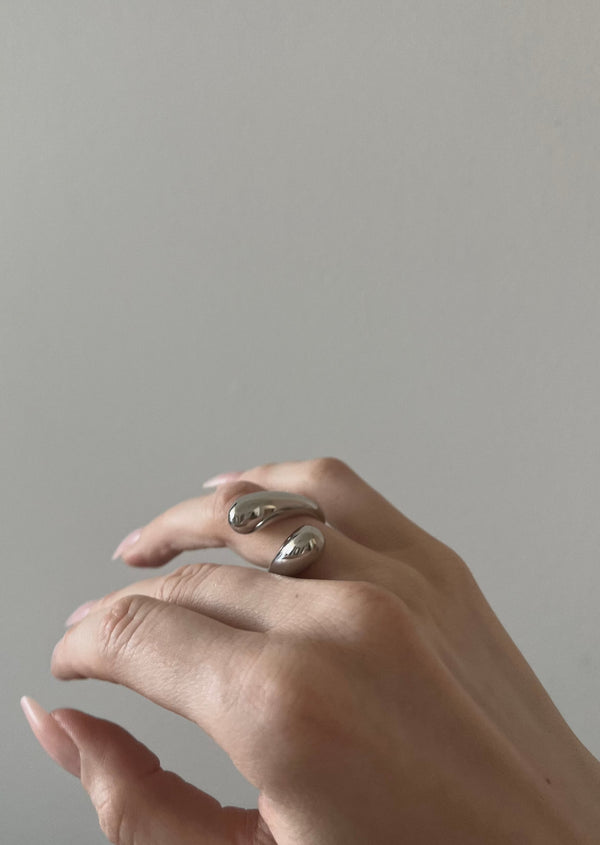 Twisted Dash Ring - Silver - house of lolo