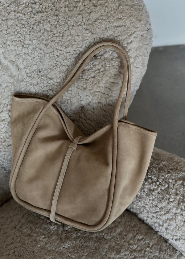 Ellis Tote - Macadamia Suede