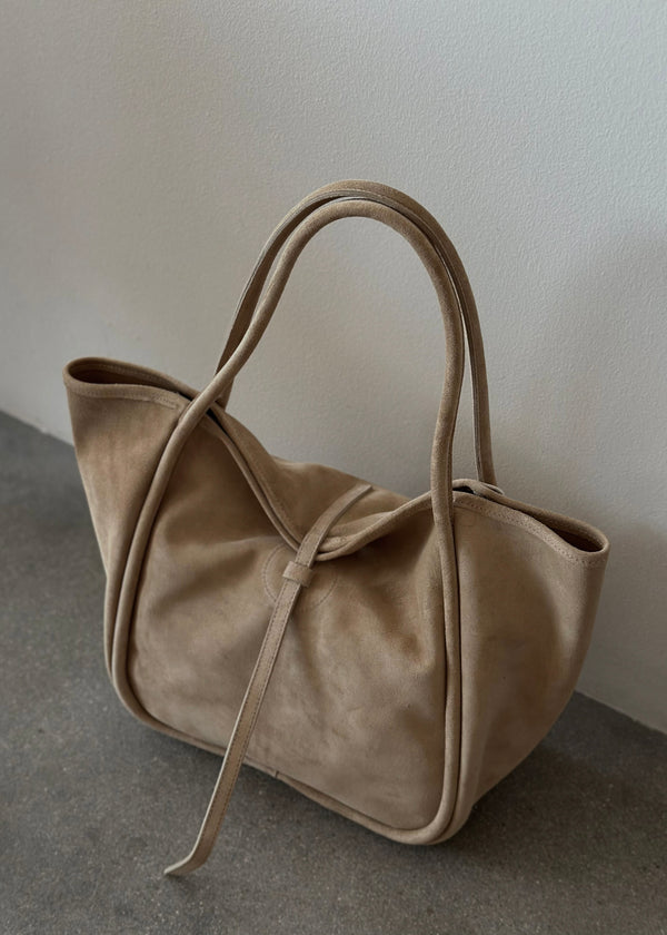 Ellis Tote - Macadamia Suede