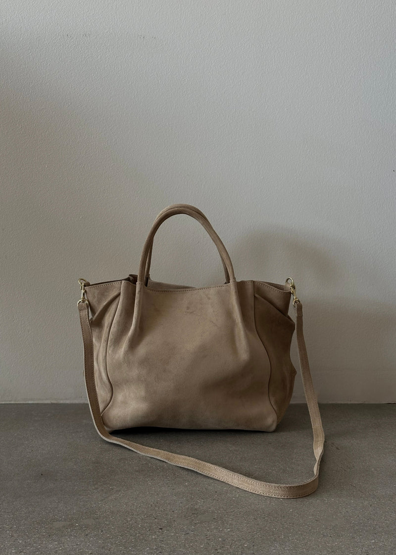 Zoe Tote - Macadamia Suede