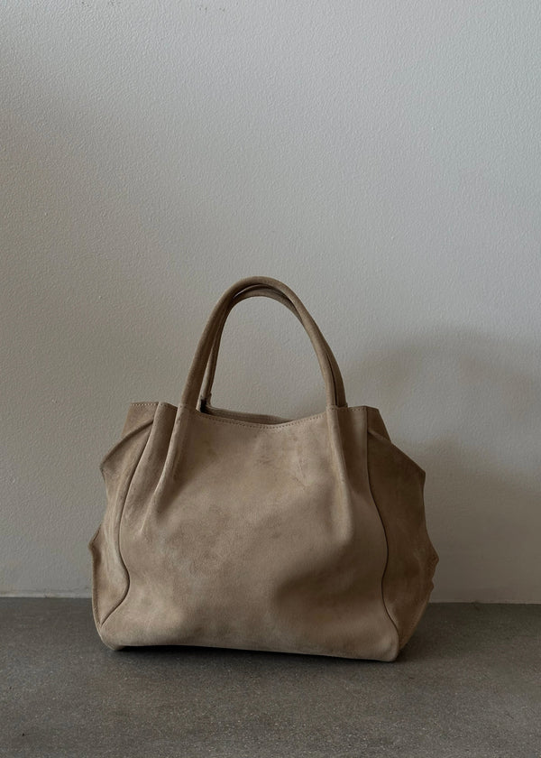 Zoe Tote - Macadamia Suede