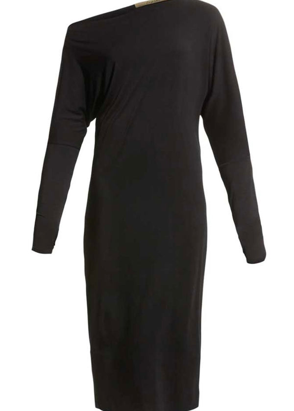 Silk Jersey Slouch Dress - house of lolo