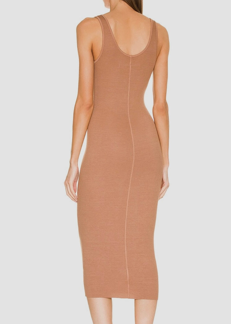 Tank Midi Dress - Bronze