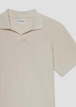 Jacquard Polo - Natural