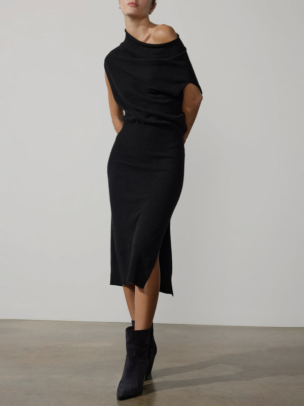 Lori Sleeveless Dress - Black Onyx - house of lolo