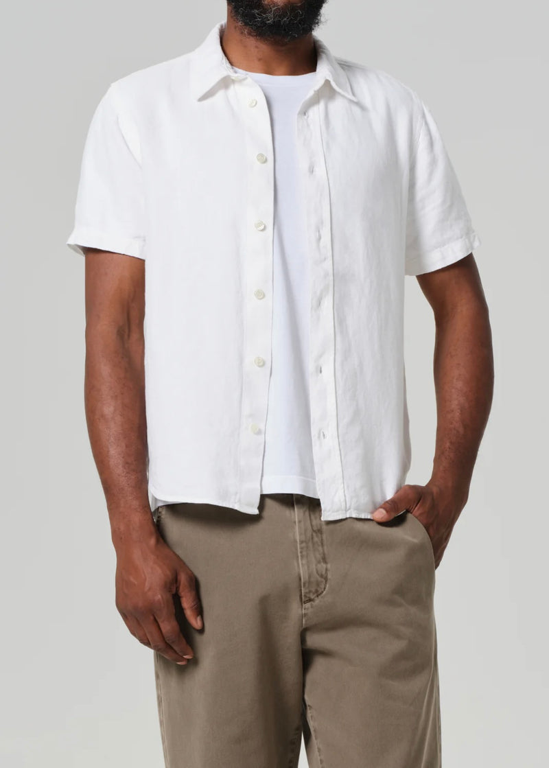 Cairo Short Sleeve Shirt - White